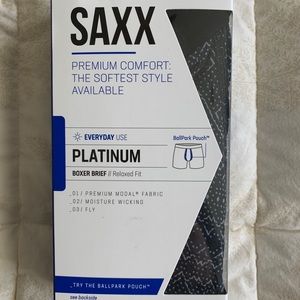 SAXX boxer brief Platinum with tags
